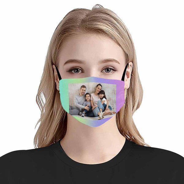 Custom Family Photo Fabric Mouth Mask