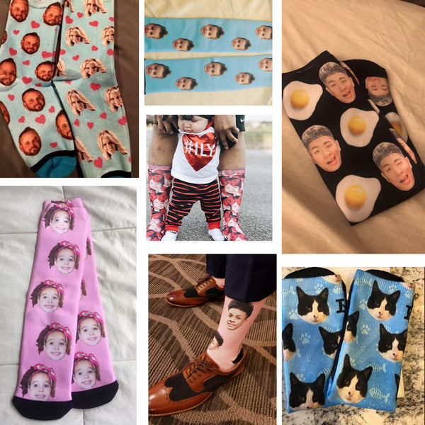 Custom Face National Flag Socks