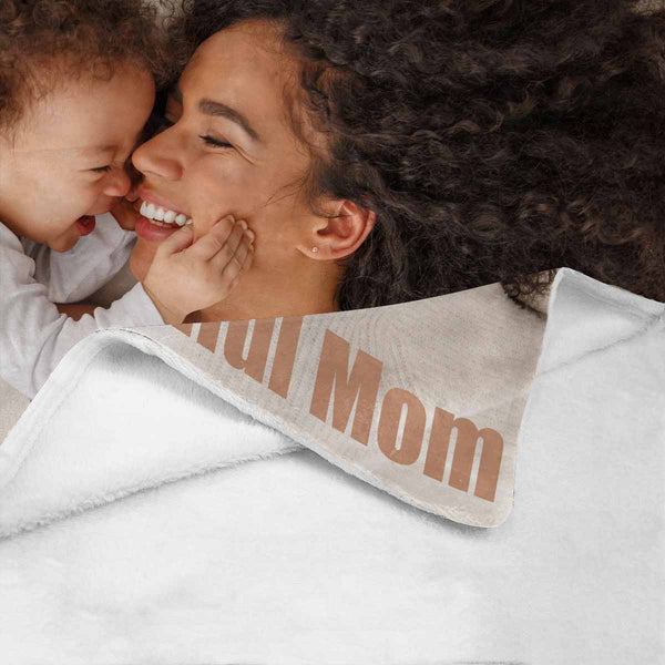 Custom Baby and Mom Photo Blanket