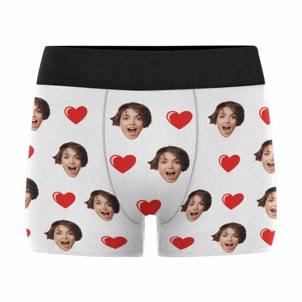 Custom Love Heart Socks + Boxer Pack
