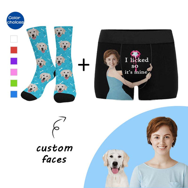 Custom Face Socks + Boxer Pack