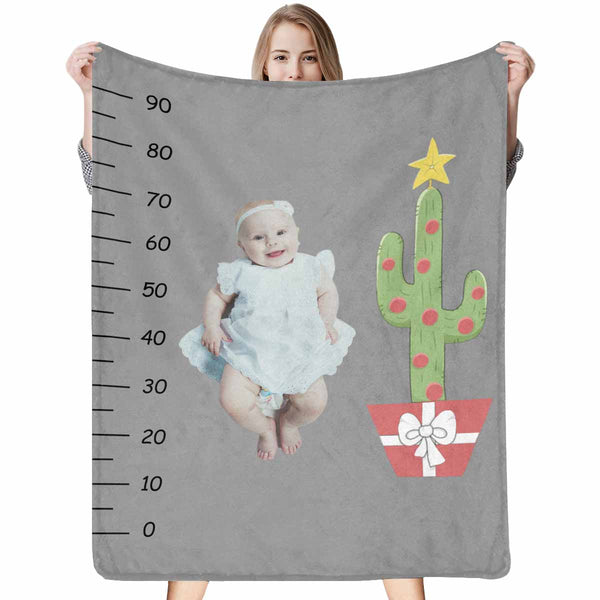Custom Baby Height Blanket