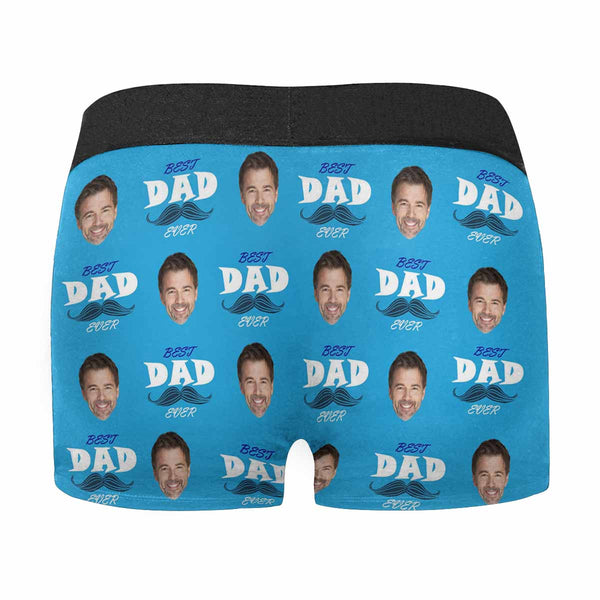 Custom Best Dad Face Men's Boxer Briefs