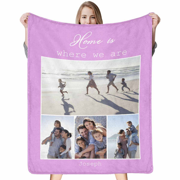 Custom Photo & Name Blanket