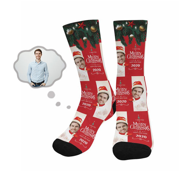 Custom Face Christmas Socks