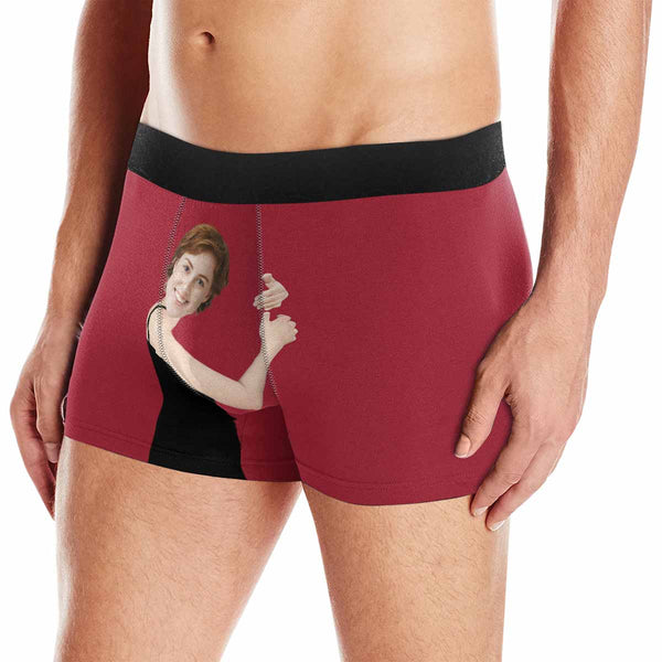 MyPupSocks Custom Face Underwear for Men Women Hug My Treasure