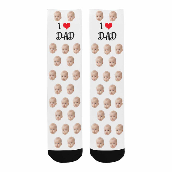 Custom Face Dad Socks