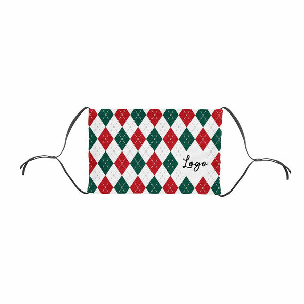 Custom Your Logo Christmas Fabric Mouth Mask