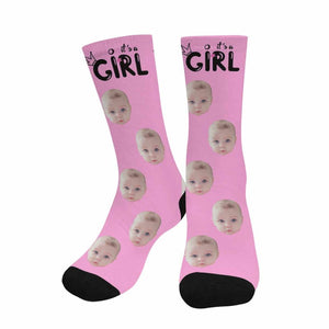 Custom Girl Face Socks