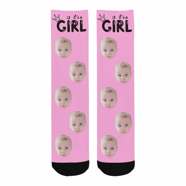 Custom Girl Face Socks