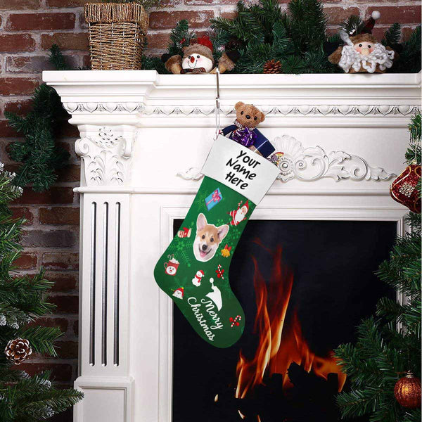 Custom PupFace Christmas Stocking