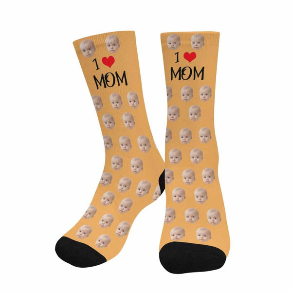 Custom Face Mom Socks