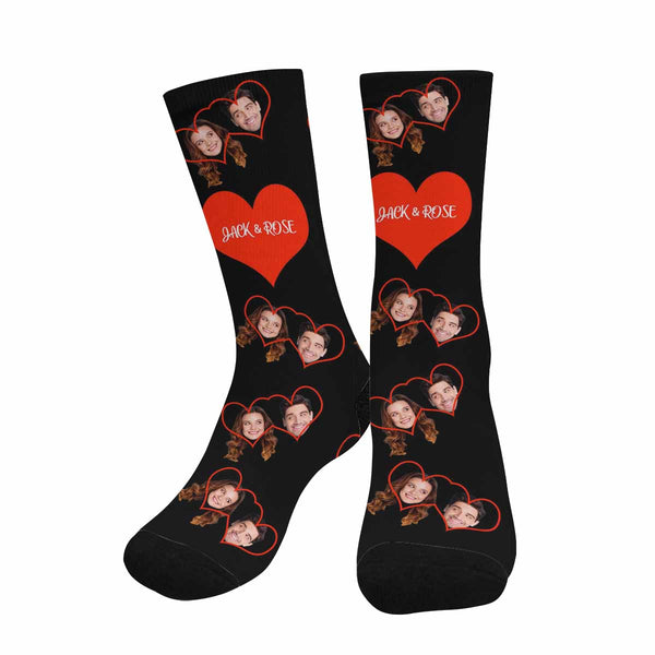 Custom Face Love Socks