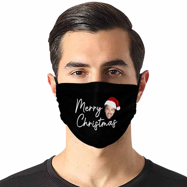 Custom Face Christmas Fabric Mouth Mask