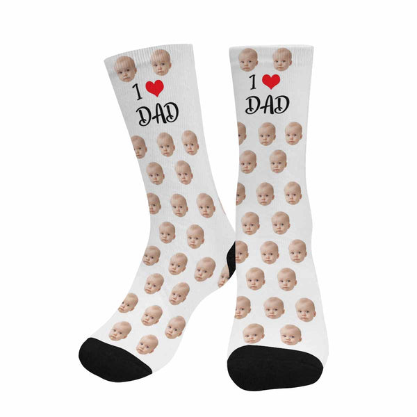 Custom Face Dad Socks