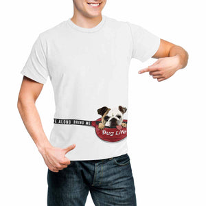 Custom Dog Face Men's T-shirt