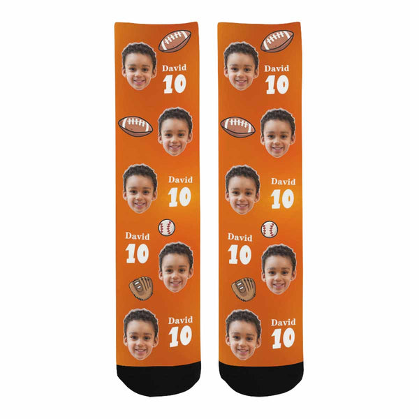 Custom Face Baseball Socks