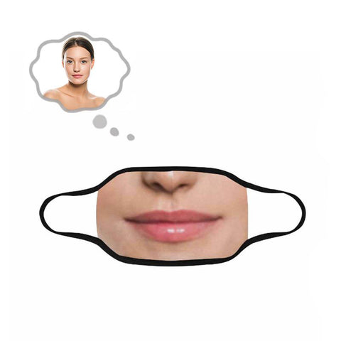 Custom Girlfriend Face Fabric Mouth Mask