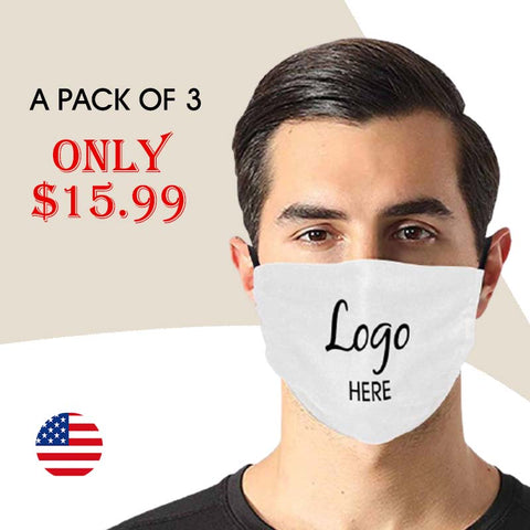 Custom Your Logo Fabric Mouth Mask