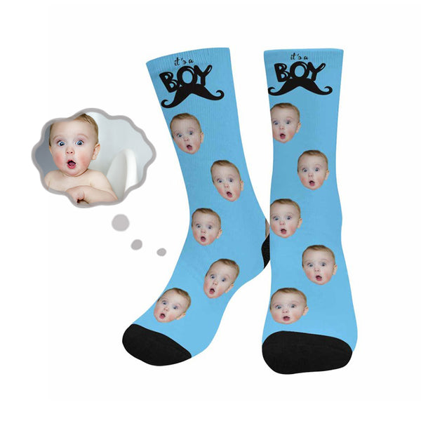 Custom Boy Face Socks