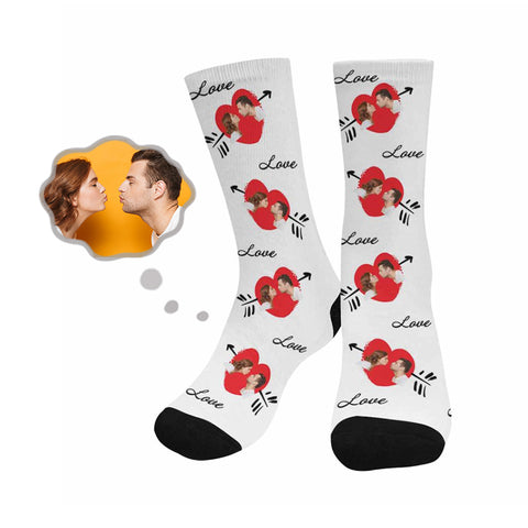 Custom Face Love You Socks